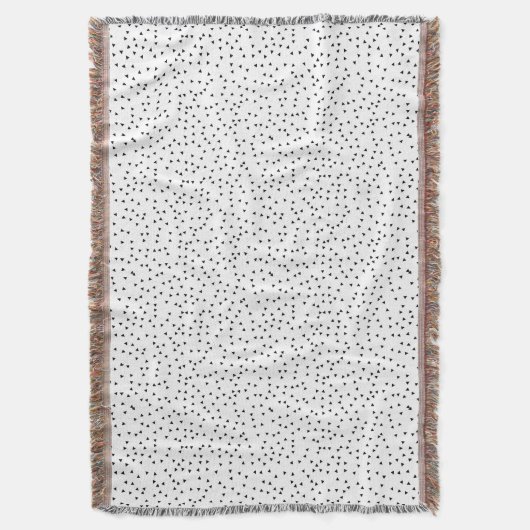 スカンジナビアのスタイルの三角形パターン スローブランケット (正面縦)