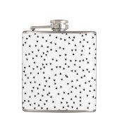 スカンジナビアのスタイルの三角形パターン フラスク (正面)