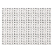 スカンジナビアのスタイルの半円パターン テーブルクロス (正面(横))