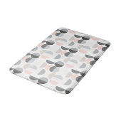 スカンジナビアのスタイルの半円パターン バスマット (アングル)