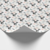 スカンジナビアのスタイルの半円パターン ラッピングペーパー (角)