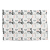 スカンジナビアのスタイルの半円パターン 枕カバー (裏面-右)