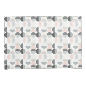 スカンジナビアのスタイルの半円パターン 枕カバー (正面右)