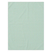 スカンジナビアのスタイルの幾何学的なオレンジパターン テーブルクロス (正面)