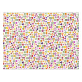 スカンジナビアのスタイルの花模様 テーブルクロス (正面(横))