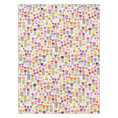 スカンジナビアのスタイルの花模様 テーブルクロス (正面)