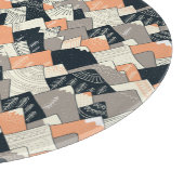 スカンジナビアのスタイル山パターン カッティングボード (角)