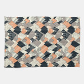 スカンジナビアのスタイル山パターン キッチンタオル (横)