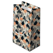 スカンジナビアのスタイル山パターン スモールペーパーバッグ (裏面アングル)