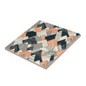 スカンジナビアのスタイル山パターン タイル (側面)