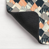 スカンジナビアのスタイル山パターン マウスパッド (コーナー)