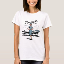 スカンジナビアのスチュワーデス 女性用ベーシックTシャツ Tシャツ