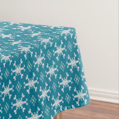 スカンジナビアのスノーフレークセーター編み模様 テーブルクロス (インサイチュ)