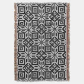 スカンジナビアのセルブローズクリスマスパターン スローブランケット (正面縦)