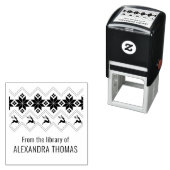 スカンジナビアのセーターのパターン"のライブラリから" セルフインキングスタンプ (インサイチュ)