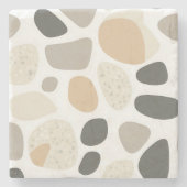 スカンジナビアのテラゾストーンコースター ストーンコースター (正面)