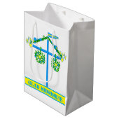 スカンジナビアのデザイン、パーソナライズで嬉しいmidsommar ミディアムペーパーバッグ (正面アングル)