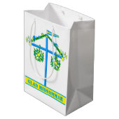 スカンジナビアのデザイン、パーソナライズで嬉しいmidsommar ミディアムペーパーバッグ (裏面アングル)