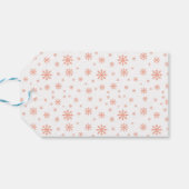 スカンジナビアのトナカイフェスティバルツリーメリークリスマス ギフトタグ (裏面横)