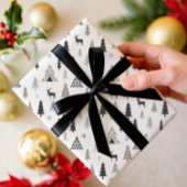 スカンジナビアのトナカイ クリスマス ラッピングペーパー