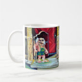 スカンジナビアのトロール、現実主義絵を描ズ コーヒーマグカップ (左)