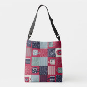 スカンジナビアのハイゲ素朴：パターンの混合 クロスボディバッグ (裏面)