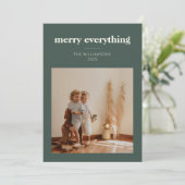 スカンジナビアのファームハウスモダングメリーリーンフォト シーズンカード (スタンド正面)