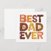 スカンジナビアのベストダデイーバー 父の日 シーズンカード (正面/裏面)