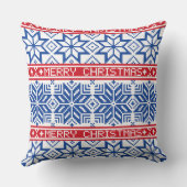 スカンジナビアのメリークリスマス クッション (裏面)