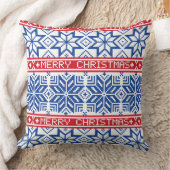 スカンジナビアのメリークリスマス クッション (ブランケット)