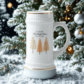 スカンジナビアのモミの木 クリスマス ビアグラス ビールジョッキ