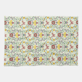 スカンジナビアのローズマリングモノグラムパターン北欧 キッチンタオル (横)