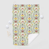 スカンジナビアのローズマリングモノグラムパターン北欧 ゴルフタオル (インサイチュ)