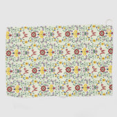 スカンジナビアのローズマリングモノグラムパターン北欧 ゴルフタオル (横)