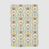 スカンジナビアのローズマリングモノグラムパターン北欧 ゴルフタオル (正面)