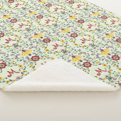 スカンジナビアのローズマリングモノグラムパターン北欧 シェルパブランケット (3/4)