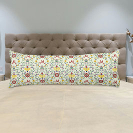 スカンジナビアのローズマリングモノグラムパターン北欧 ボディピロー