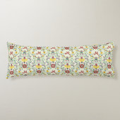 スカンジナビアのローズマリングモノグラムパターン北欧 ボディピロー (正面)