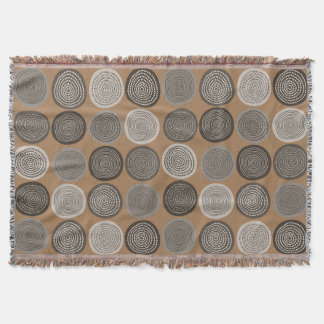 スカンジナビアの円ドット曼荼羅パターン3 スローブランケット