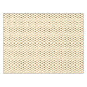 スカンジナビアの刺激を受けたなオレンジ花パターン テーブルクロス (正面(横))