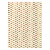 スカンジナビアの刺激を受けたなオレンジ花パターン テーブルクロス (正面)