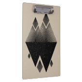 スカンジナビアの刺激を受けたな三角形のデザイン クリップボード (右)