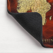 スカンジナビアの地図 マウスパッド (コーナー)