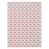 スカンジナビアの家の民芸パターン テーブルクロス (正面)