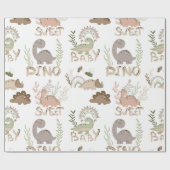 スカンジナビアの恐竜のスタイルのラッピングパペ ラッピングペーパー (フラット)
