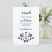 スカンジナビアの愛 | 結婚式のゲスト詳細 招待状 (スタンド正面)