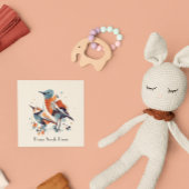 スカンジナビアの抽象的な鳥のデザイン（カスタマイズ可能）