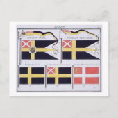 スカンジナビアの旗フランスの書, c ポストカード (正面)