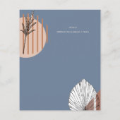 スカンジナビアの日本抽象芸術図形の日付を保存 チラシ (裏面)