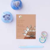 スカンジナビアの日本抽象芸術図形の日付を保存 チラシ (シングル)